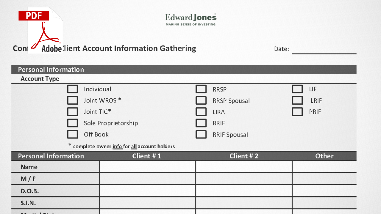 Client Info Gathering Form