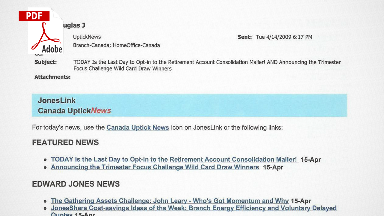 Featured Article in JonesLink