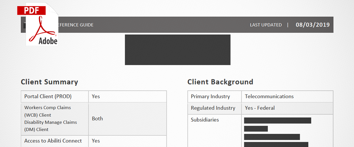Client Training Material