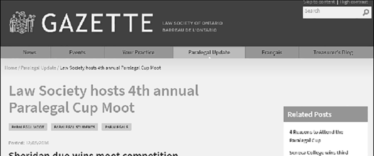 LSO Gazette Article